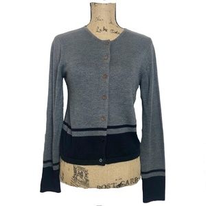 Kerri & Kelsey Cardigan Sweater Gray